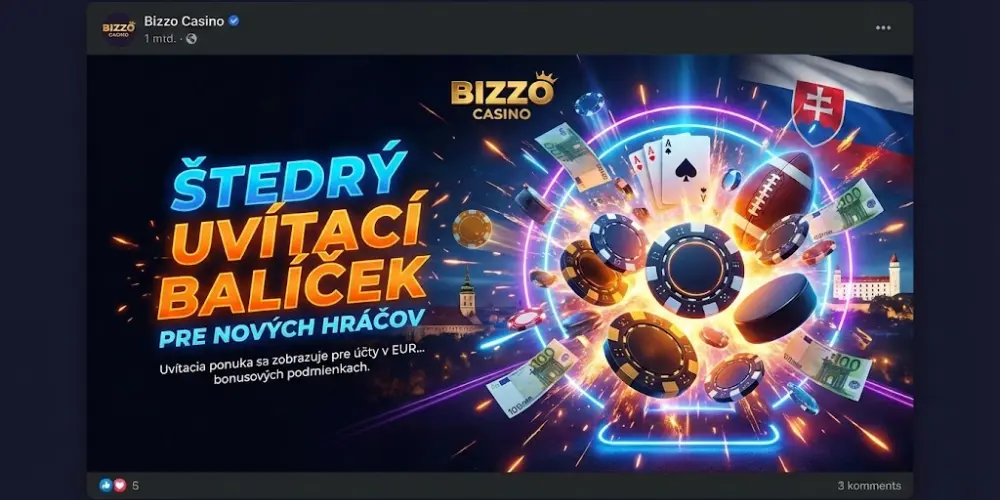 Štedrý uvítací balíček pre nových hráčov