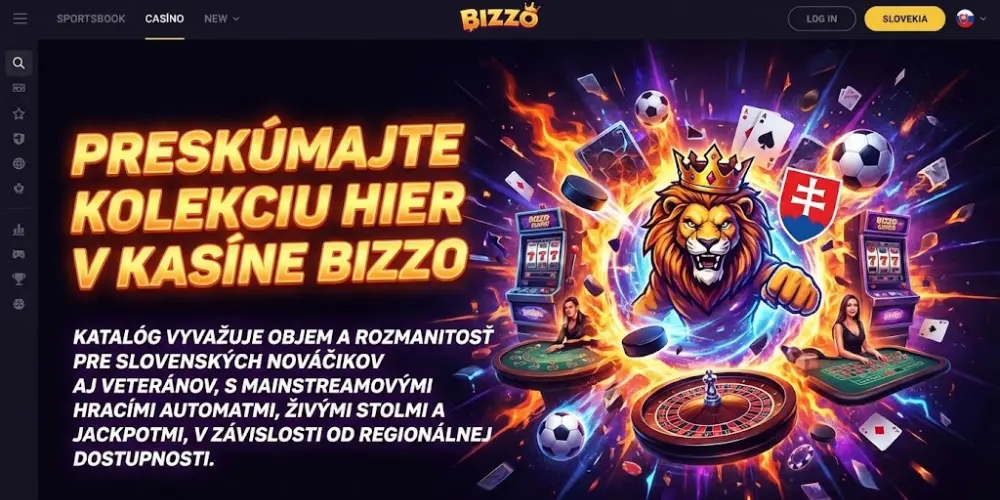 Preskúmajte kolekciu hier v Bizzo Casino